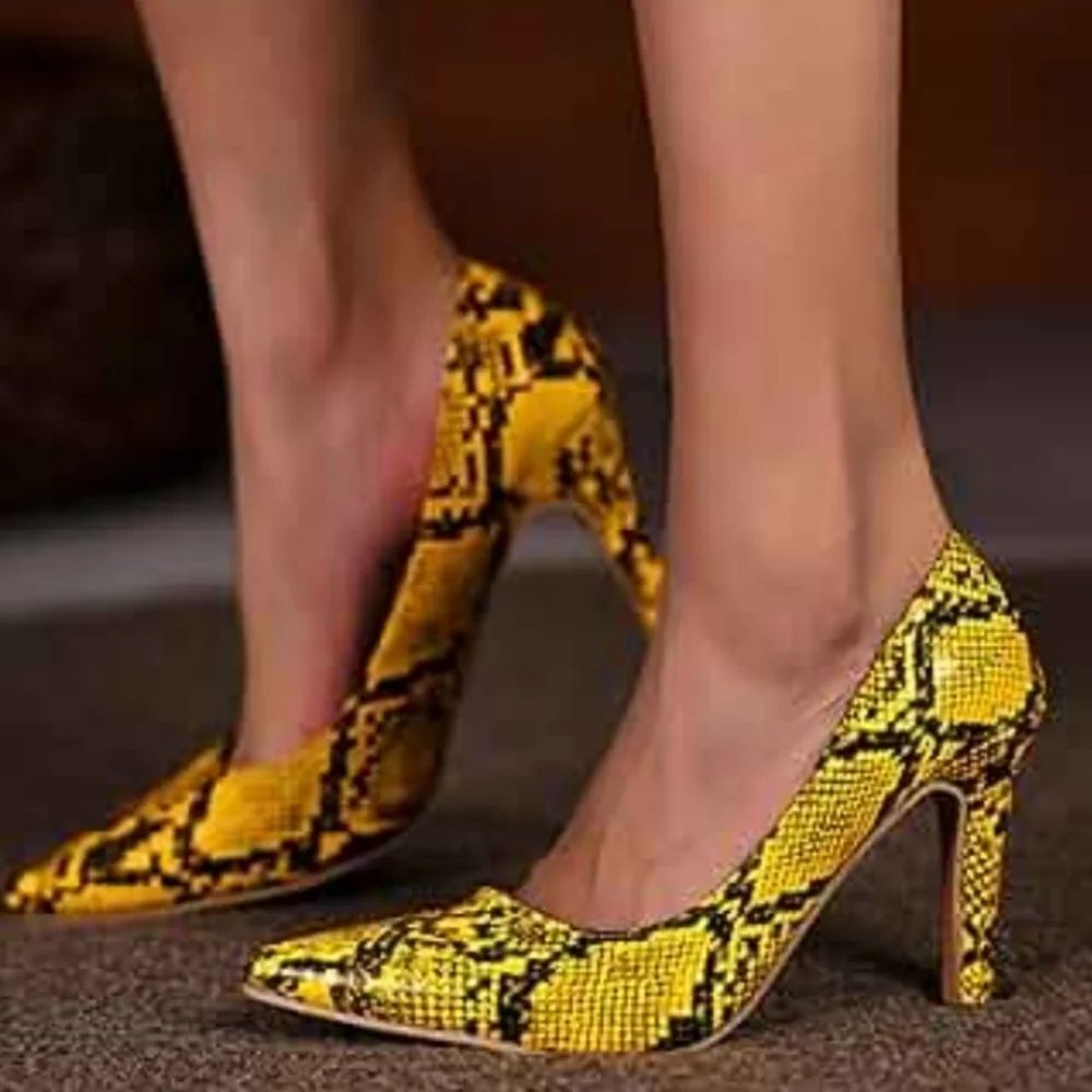 BRAND NEW ALDO POINTED TOE  SNAKESKIN WOMEN'S HEEL PUMP